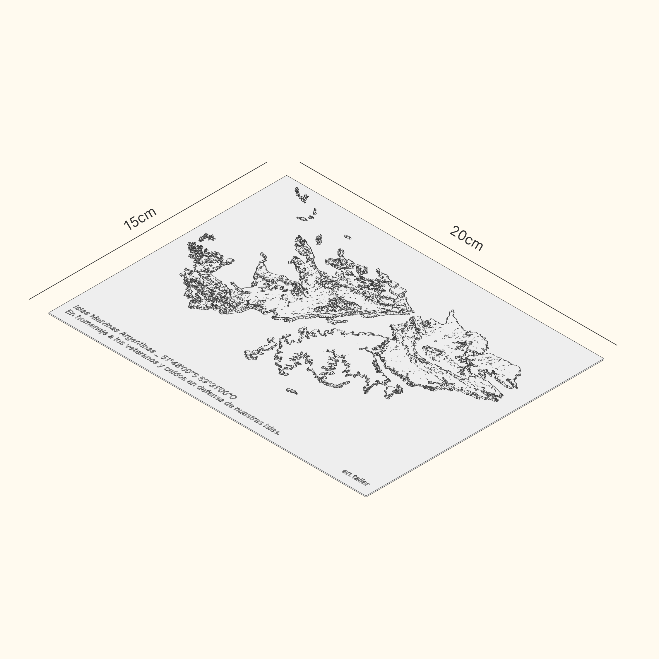 Dimensiones de la placa